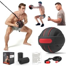 Vayne Slamball Pilates Ağırlık Topu ve Direnç Lastiği Tüm Vücut Egzersiz Aleti