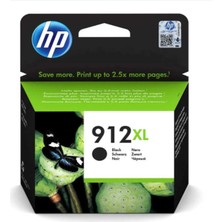 Lazer Ofis Malzemeleri Hp 912xl Siyah Orjinal Kartuş 0,825k sayfa officejet 8012 / 8013 / 8014 - pro 8020 / 8023 / 8024