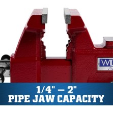 Wilton 676U Çok Amaçlı Tezgah Mengenesi, 6-1/2” Çene Genişliği, 6” Çene Açıklığı (28820)