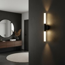 Elizim Home Lighting Linea Siyah Ledli Pilli Aplik