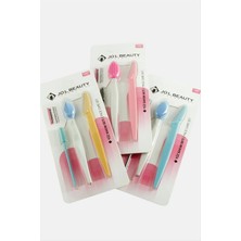 Renklime 3'lü Fırça Kaş Usturası