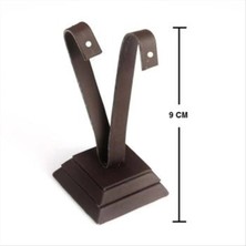 Renklime Deri Kumaş Palmiye Küpelik