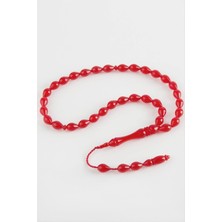 Renklime Damla Kesim Plastik Tesbih 8*10 mm