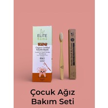 The Elite Home Organik Sertifikalı Diş Macunu Çocuk Ağız Bakım Seti
