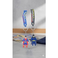 Mavi Concept Batman Süperman Figürlü Lüx Silikon Anahtarlık – Batman Süperman Figürlü Anahtarlık 1er Adet