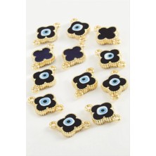 Renklime Çiçek Çift Kulplu Mineli Bileklik ve Kolye Ucu Aparatı 1 Adet