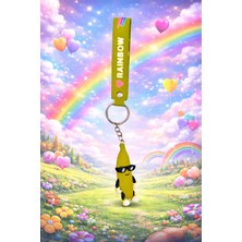 Mavi Concept Muz Adam Figürlü Lüx Silikon Anahtarlık – Muz Adam Renkli Sevimli Figür Anahtarlık 1 Adet