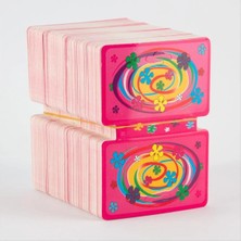 Renklime Çiçek Desenli Kolye Kartı