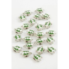 Renklime Kaplumbağa Mineli Bileklik ve Kolye Ucu Aparatı 1 Adet