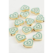 Renklime Kalp Mineli Bileklik ve Kolye Ucu Aparatı 1 Adet