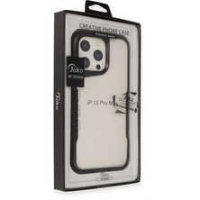 Azrlya Joko iPhone 14 Pro Craft Kapak - Siyah