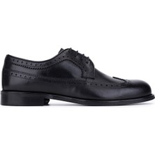 Tamer Tanca Erkek Hakiki Deri Siyah Klasik Ayakkabı 1097 4009 Erk Ayk SK25-26 Sıyah