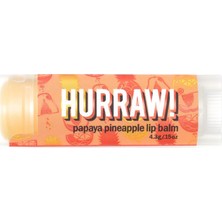Yes to Hurraw Papaya Ananaslı Nemlendirici Dudak Balmı 4.8 gr Doğal İçeriklerle Üretilmiştir