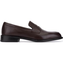 Tamer Tanca Erkek Hakiki Deri Kahverengi Klasik Ayakkabı 1097 7837 Erk Ayk SK25-26 Kahve