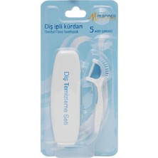 Manner Science 5 Adet Diş Temizleme Seti Diş İpli Kürdan ile Etkili Ağız Bakımı