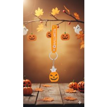 Mavi Concept Halloween Bal Kabağı Figürlü Lüx Silikon Anahtarlık – Halloween Figürlü Anahtarlık 1 Adet