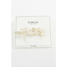 Renklime 100% Yazılı Inci Pens Toka