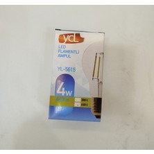 4W E-27 Beyaz Işık Rustik Ampul Ycl