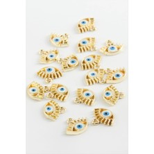 Renklime Göz Tek Kulp Mineli Bileklik ve Kolye Ucu Aparatı 1 Adet