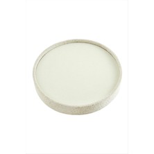 Renklime Yuvarlak Ahşap Anfora Kumaş Piercing Küpelik 20 cm