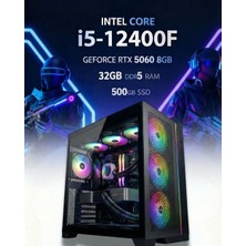 Intel Core I5 12400F Geforce Rtx 5060 8 GB 32GB Ddr5 500GB SSD