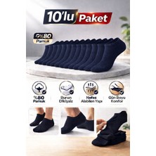 Baff 10'lu Pamuklu Unisex Görünmez Çorap