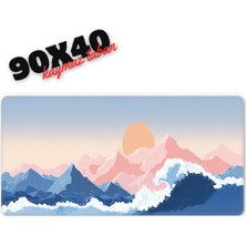 Aymestore 90X40 Xl Kaymaz Taban Speed Yüzey Gaming Oyuncu Mousepad Su Geçirmez Gaming Mousepet
