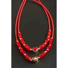 Renklime Karışık Figürlü Miyoki Boncuk Küp Kristal Kolye 1 Adet