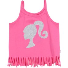 Barbie Baskılı Fuşya Kız Çocuk T-Shirt BRB6SG-TST6407