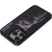 Azrlya Joko iPhone 14 Pro Fun Magsafe Kapak - Derin Mor