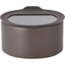 Feyza Design Fika One Seramik Saklama Kabı 1000ML Gri, Şık ve Dayanıklı Tasarım