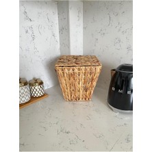 Feyza Design Kalın Örgülü Tekli Patates ve Soğan Sepeti, Şık ve Pratik Saklama Çözümü