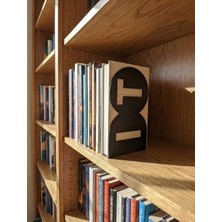 Novacraft Metal Kitap Tutucu , 2mm Lazer Kesim Statik Toz Boyalı Masaüstü Kitaplık Düzenleyici