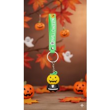 Mavi Concept Halloween Bal Kabağı Figürlü Lüx Silikon Anahtarlık – Halloween Figürlü Anahtarlık 1 Adet