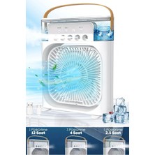 Miaxtreme Ayarlanabilir Kademe ve Dereceli Taşınabilir Ev Ofis 600ML Nemlendiricili Buharlı Fan