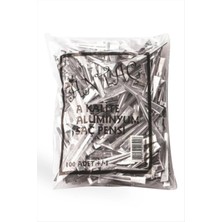 Renklime Alüminyum Saç Pens Toka 100 Adet