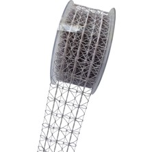 Ulutaş Dantel Tela Kurdele 40 mm 10 Metre Gri