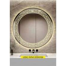 LEDLİ AYNA DÜNYASI 90 cm BEYAZ14.LED'LI Ayna  Banyo & Hol | Işık