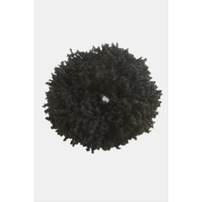 Renklime Siyah Renkli Lüx Simit Topuz Tokası