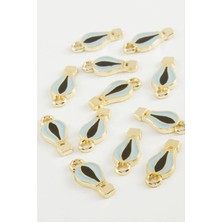 Renklime Balon Tek Kulplu Mineli Bileklik ve Kolye Ucu Aparatı 1 Adet