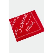 Renklime Atatürk Imzalı Desenli Bandana 50*50