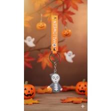 Mavi Concept Halloween Bal Kabaklı Iskelet Figürlü Lüx Silikon Anahtarlık – Halloween Figürlü Anahtarlık 1 Adet
