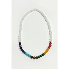 Renklime 7'li Doğaltaş Çakra Kolye