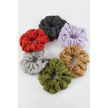 Renklime Karışık Renkli Büzüşük Simit Toka