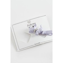 Renklime Köpek Taşlı Pens Toka