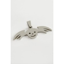 Renklime Hayalet Çelik Kolye Ucu 4,5 cm