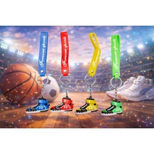 Mavi Concept Basketbol Ayakkabı Figürlü Lüx Silikon Anahtarlık – Renkli Figürlü Anahtarlık 1 Paket 4 Adet