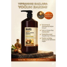 Muddy Cabın Argan & Keratın Shampoo Zayıf ve Yıpranmış Saçlar