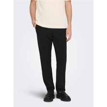 Only & Sons Erkek Normal Bel Siyah Pantolon - 22037907