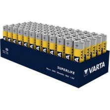 Marsilyan Superlıfe Çinko Aaa Ince Kalem Pil 60LI Paket (72)